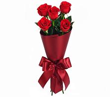 Букет 5 Красных роз Эдлесс Лав в Советский Ленинградской области