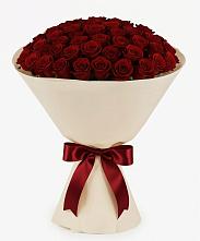 Букет 101 Бордовая роза Блэк Бакарра в Советский Ленинградской области