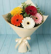 Букет цветов из:  Герберы в Советский Ленинградской области