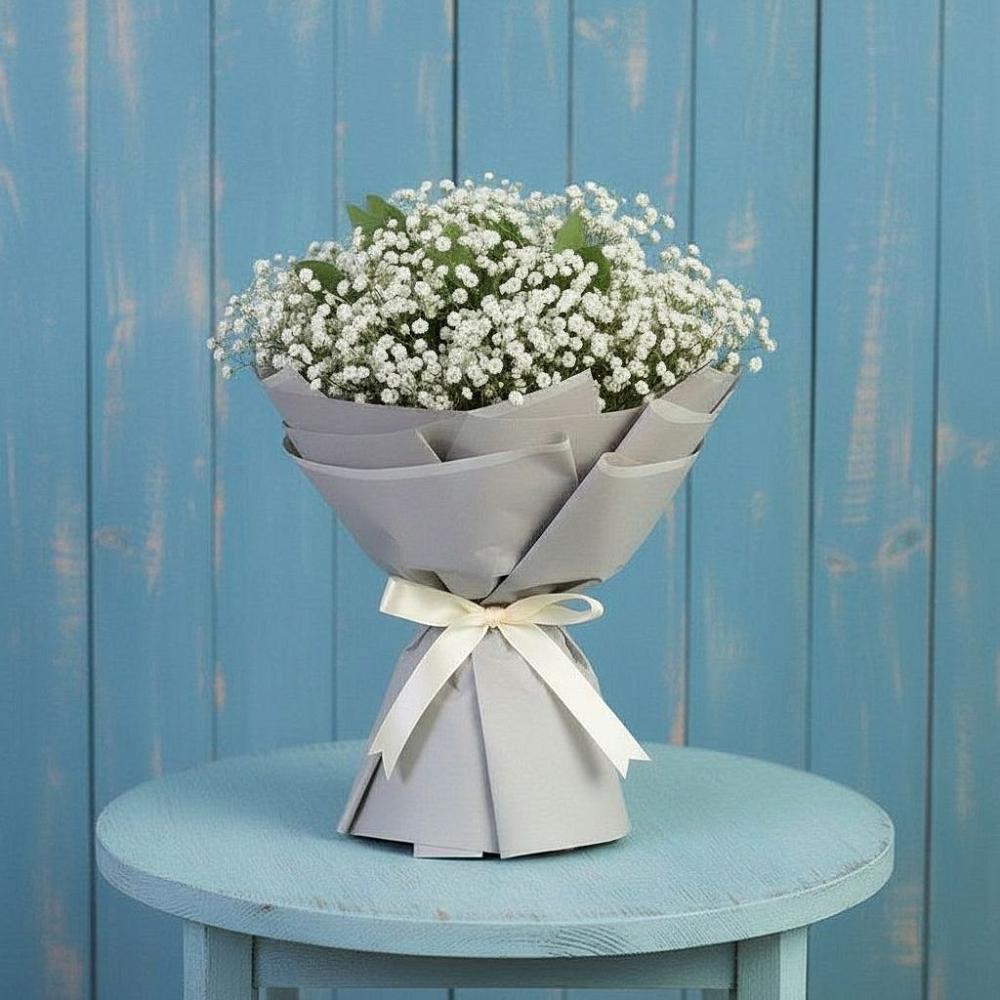 Букет цветов из: Гипсофила в Советский Ленинградской области