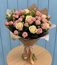 Букет цветов из:  Розы #REPLACE_PRED# Советский Ленинградской области