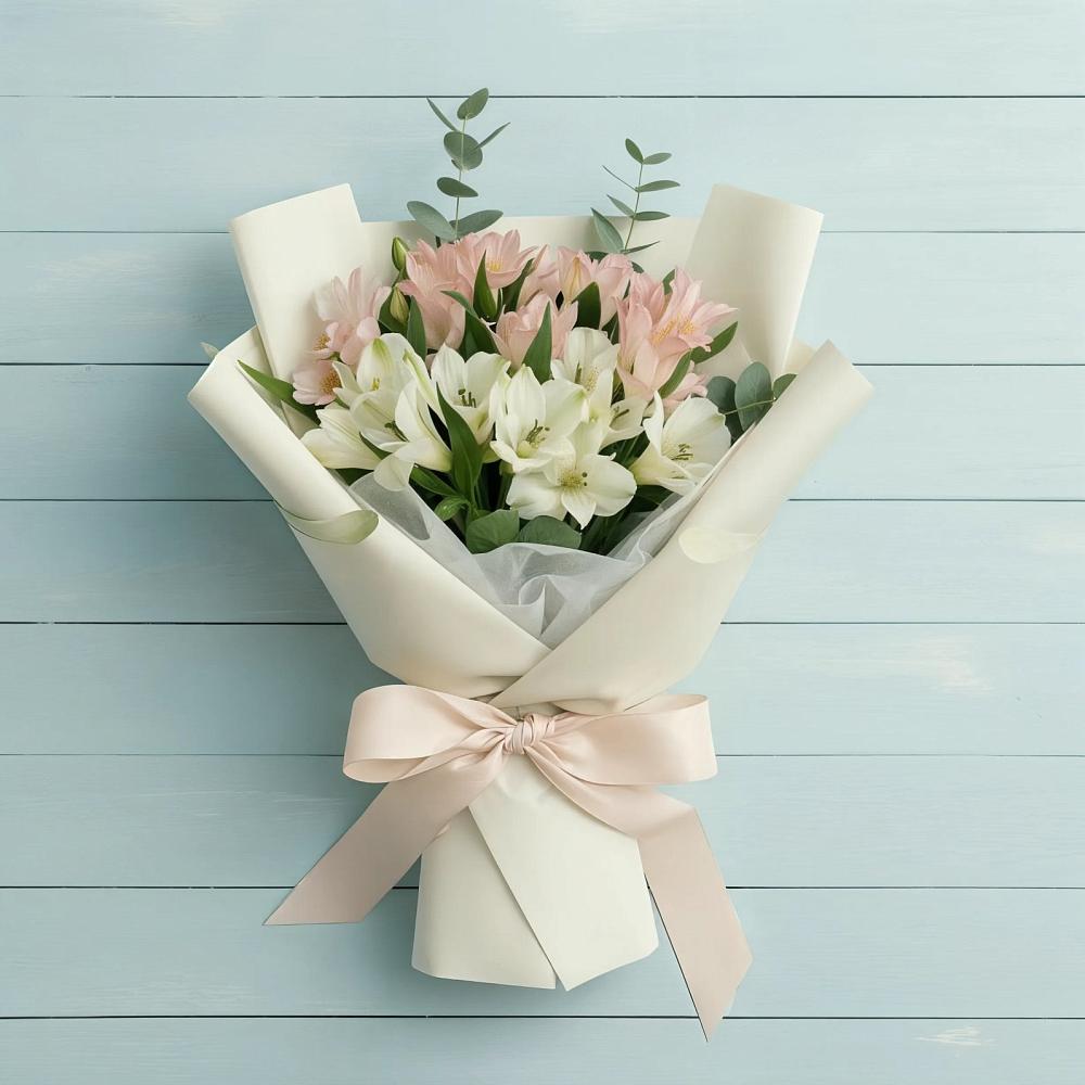 Букет цветов из: Альстромерии в Советский Ленинградской области