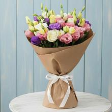 Букет цветов из:  Лизиантусы #REPLACE_PRED# Советский Ленинградской области