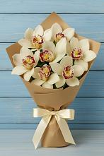 Букет цветов из:  Орхидеи и Розы в Советский Ленинградской области