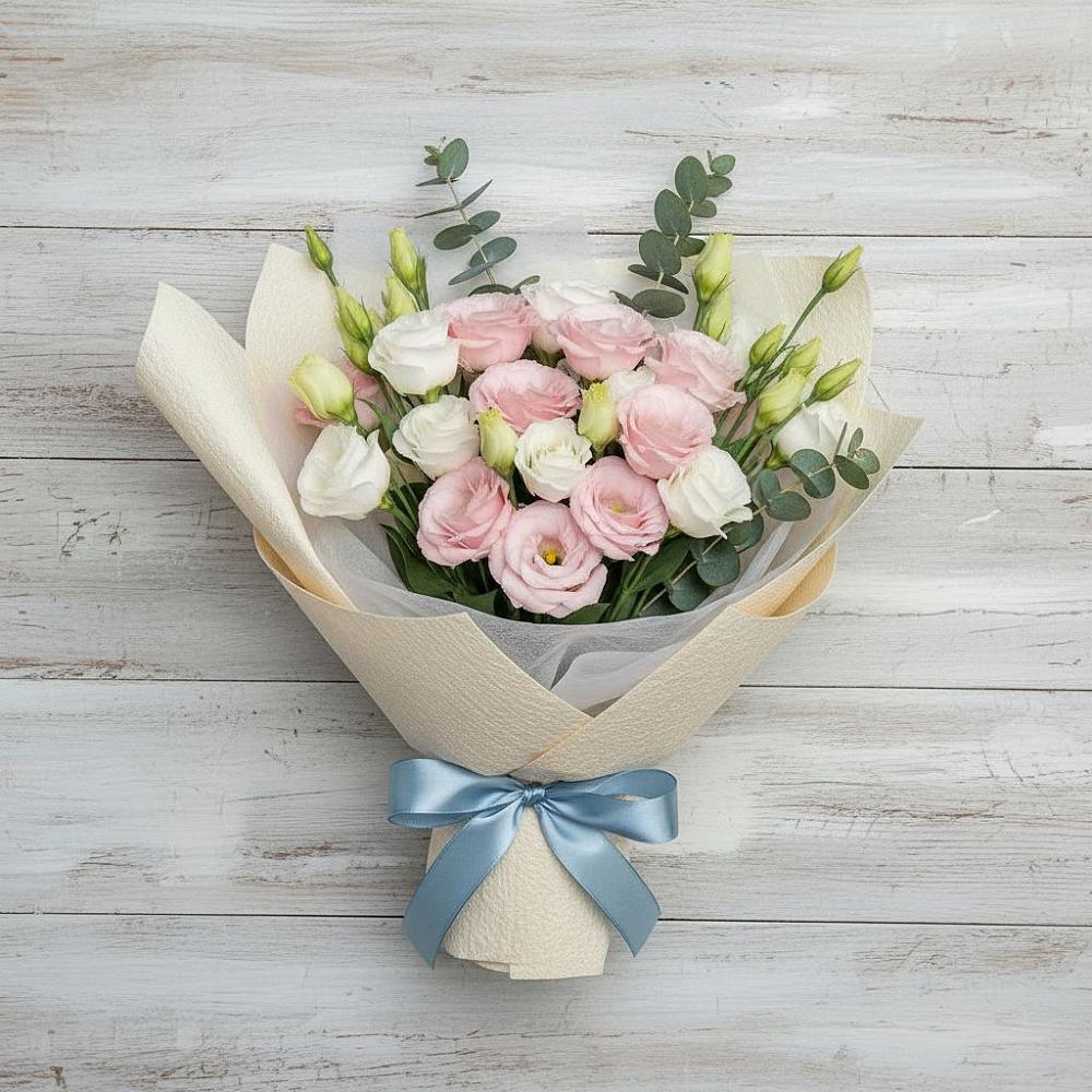 Букет цветов из: Лизиантусы в Советский Ленинградской области